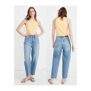 Madewell Baggy Tapered Jeans In Markwood Wash